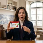Ana Ferreira a analisar o suplemento ArtiZynt para articulações em Portugal